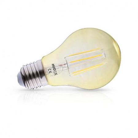 Image principale du produit Ampoule LED E27 Filament 8W 2700K Golden Dimmable