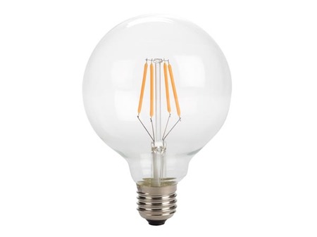 Image principale du produit Ampoule déco Led E27 Velleman globe 95mm 4W