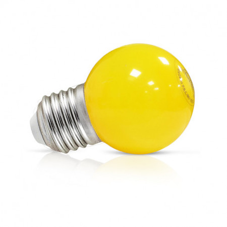 Image principale du produit Lampe E27 à led Jaune 0,5W 230V