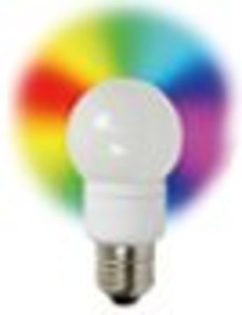 Image principale du produit Ampoule E27 à 9 leds Multicolore 230V