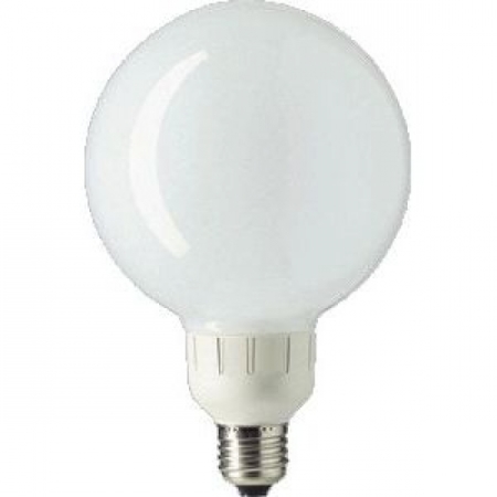 Image principale du produit Ampoule Eco E27 Philips PL-E  Globe 16W 827 Blanc chaud opale 