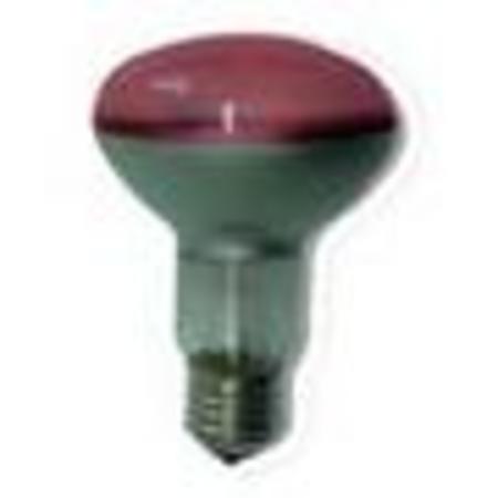 Image principale du produit Lampe spot reflecteur E27 R80 60W 230V Rouge