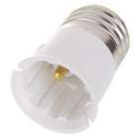 Adaptateur d'ampoule B22 à E27 blanc, support de lampe de