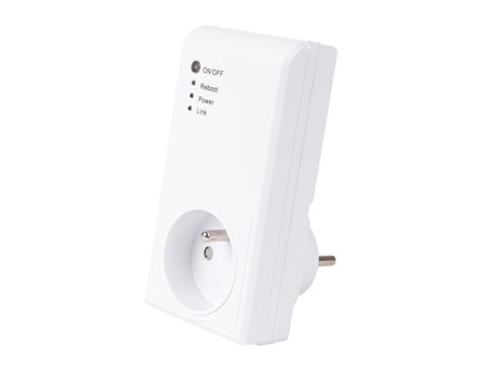 Image principale du produit E300W-F Perel Prise intelligente Wifi 3680W MAX