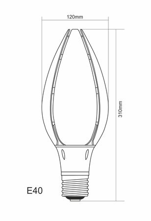 Image nº5 du produit Lampe Led E40 85W beneito et faure NOA 9500 lumens