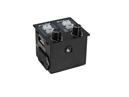 Image principale du produit EC-2 Eurolite - Contrôleur DMX 2 canaux ultra compact pour stroboscope ou machine à fumée