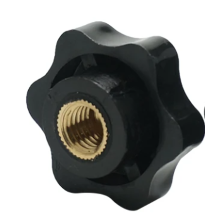 Image secondaire du produit Écrou molette M10 plastique noir pour projecteurs