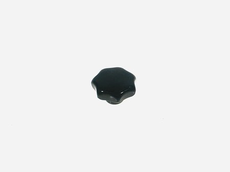 Image principale du produit Écrou molette M8 plastique noir pour projecteurs