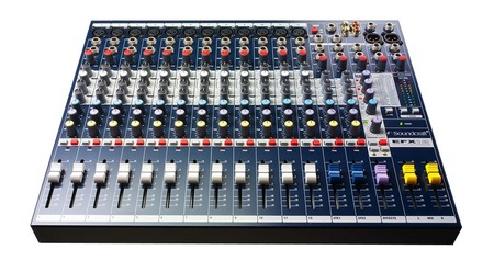 Image principale du produit Console de Mixage Analogique SoundCraft - EFX12 - 12 MONO / 2 STEREO - EFFETS LEXICON