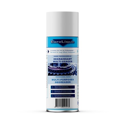 Image principale du produit Dégraissant Multi Usage Eurolique - Dégraisse néttoie sans laisser de trace aerosol 500ml