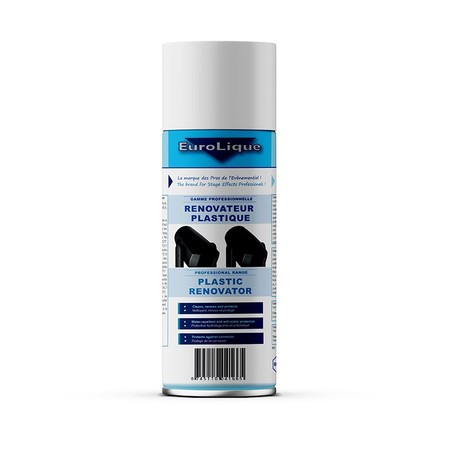Image principale du produit Rénovateur plastiques Eurolique - Rénove et protège les surfaces plastiques aérosol 500ml.