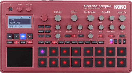 Image principale du produit Electribe 2S RD Korg - Echantillonneur Sampler Séquenceur Groovebox rouge
