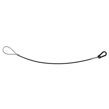 Image secondaire du produit Elingue de sécurité pour projecteur câble 2mm longueur 65cm CMU 40kg grande boucle