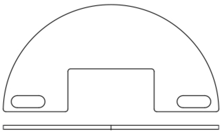 Image secondaire du produit Demi-platine de lest ACIER Ø 800 mm ASD