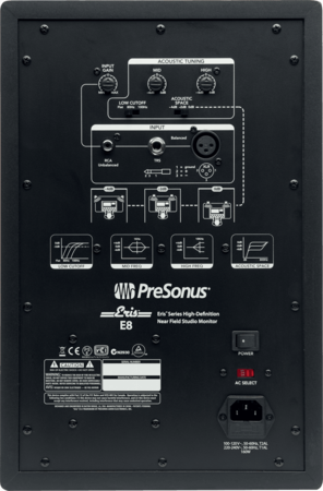 Image nº3 du produit Enceinte monitoring Presonus ERise 8 Bi amplifié 140W