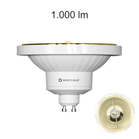 Image principale du produit Ampoule Beneito Faure led ES111 GU10 230V 15W Blanc chaud 2700K 1000 lumens