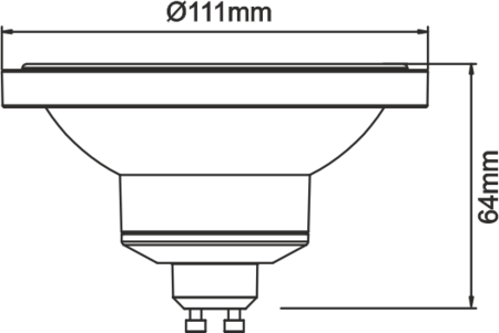 Image nº3 du produit Ampoule Beneito Faure led ES111 GU10 230V 15W Blanc chaud 2700K 1000 lumens