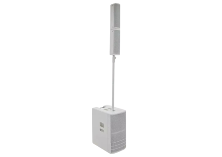 Image principale du produit ES1203 dBTechnologies – Système colonne et triphonique avec housses, mixage et bT stéréo 2x12’’ 2400W 132dB Blanc