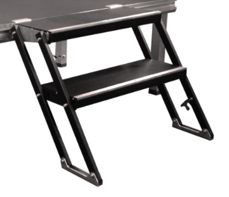 Image principale du produit Escalier de scène Variostair 40-60cm 2 marches sans rampe ni praticable