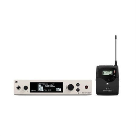 Image principale du produit EW 300 G4-BASE SK-RC-BW Sennheiser - Set trasnsmission HF 50 mw rackable avec pocket