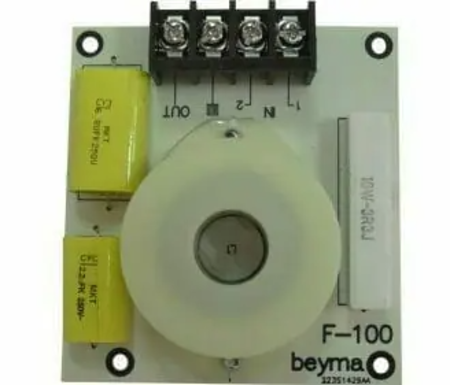 Image principale du produit F100 beyma - Filtre passif 300W Passe haut 6.3KHz