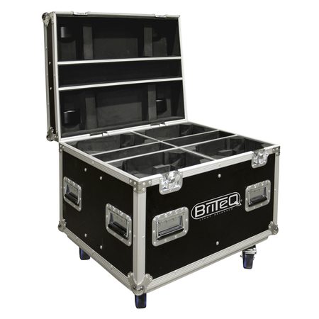 Image principale du produit Flight case pour 4 lyres Wash BT-ORBIT sur roulettes
