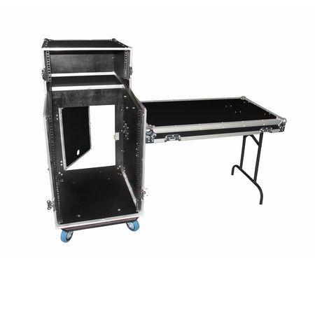 Image nº4 du produit FC MOBIL DJ CASE Power acoustics - Flight case Régie 12U + 3U avec table