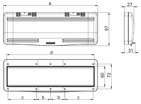 Image nº3 du produit Fenêtre pliante pour fusibles IP54 PCE 14 unités