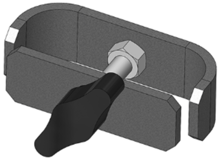 Image principale du produit Accessoire de liaison d'angle pour garde corps ASD FGARD90