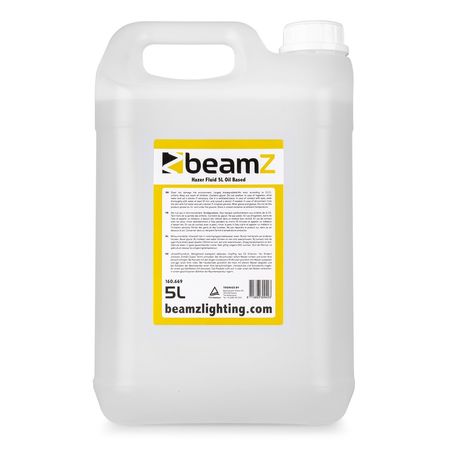 Image principale du produit FHF50 Beamz - Liquide pour machine à brouillard HZ3000 BEAMZ base d'huile 5 litres