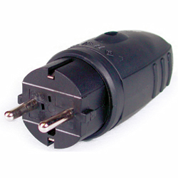 Image principale du produit Prise male secteur US 230V 16A blanche