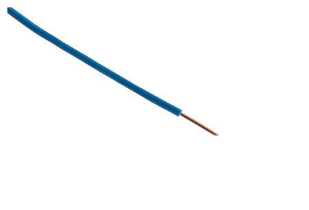 Image principale du produit Fil de câblage multibrin rigide 0.8mm2 AWG18 bleu 30m