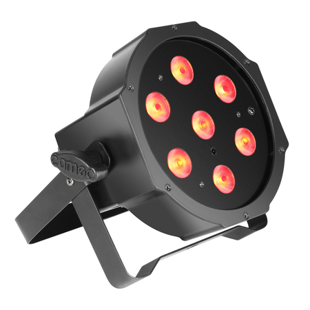 Image principale du produit Par Led Flat - Cameo - PAR CAN TRI 3W IR - 7x3W RGB avec télécommande IR 