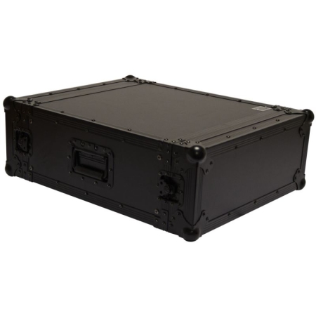 Image principale du produit Rack 4U pro avec capot arriere fermeture papillon série black case