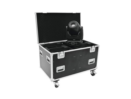 Image nº4 du produit Flight case roadinger - pour 4 lyres moyennes avec roulettes