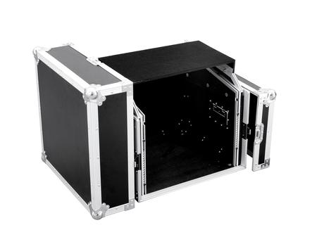 Image principale du produit Flight case pour régie Combo 6U vertical et 10U horizontal avec tablette