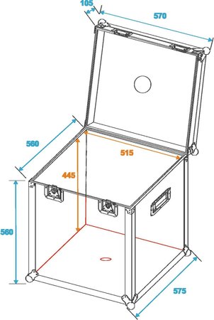 Image nº3 du produit Flight Case Boule à Facette 50CM