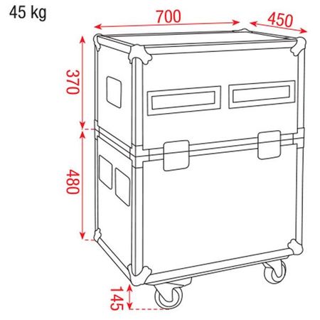 Image nº3 du produit Flightcase pour 8 PixelMesh E12.5