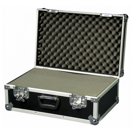 Image principale du produit Flight case type valise de transport 580X370 mm hauteur 240 avec mousse de calage