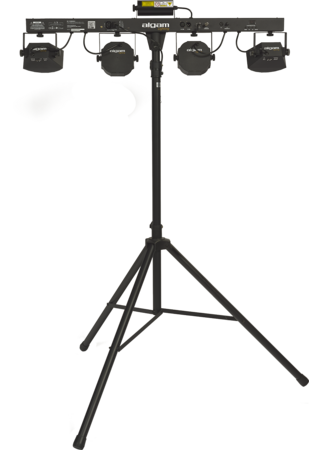 Image nº3 du produit FLORIDABAR-II Algam Lighting – Set de projecteurs led PAR + Derby + Strobe + laser avec stand et housse