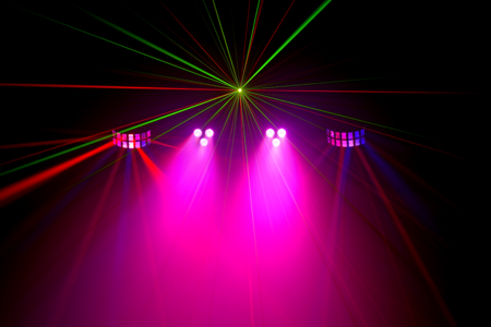 Image nº7 du produit FLORIDABAR-II Algam Lighting – Set de projecteurs led PAR + Derby + Strobe + laser avec stand et housse