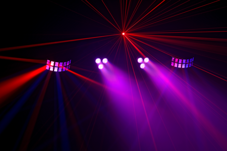 Image nº9 du produit FLORIDABAR-II Algam Lighting – Set de projecteurs led PAR + Derby + Strobe + laser avec stand et housse