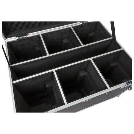 Image nº3 du produit Flightcase à roulettes 6 compartiments pour petit PC ou fresnel