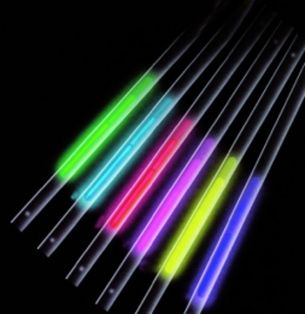 Image principale du produit Lot de 25 pailles fluorescentes
