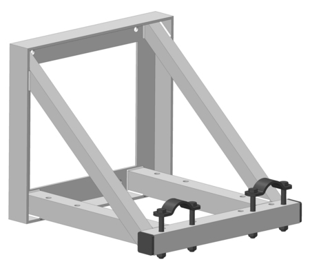 Image principale du produit Fixation murale ASD FM29 pour structure alu 290 max CMU500Kg