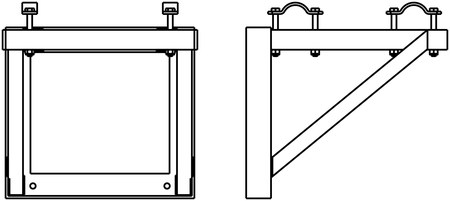 Image nº4 du produit Fixation murale ASD FM29 pour structure alu 290 max CMU500Kg