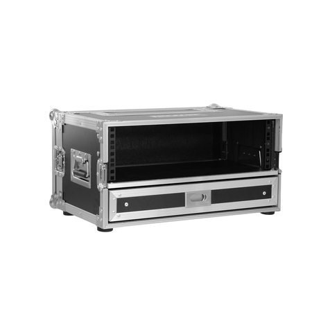 Image nº4 du produit FT HF MIC 3U Power acoustics - Flightcase 3U pour micro avec tiroir de rangement