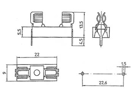 Image secondaire du produit Support Fusible 5X20