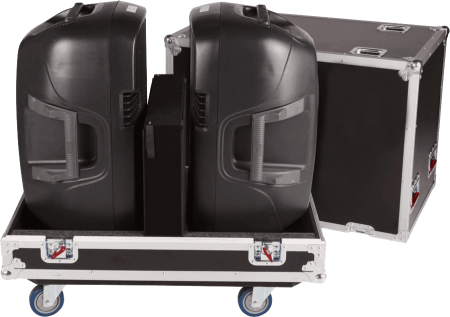 Image nº7 du produit G-TOURSPKR-215 Gator Flight Case pour 2 enceintes 15 pouces