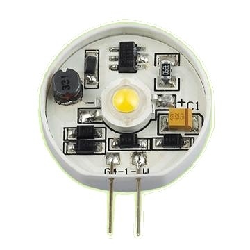 Image principale du produit Ampoule G4 1 led blanc chaud 12V 1W